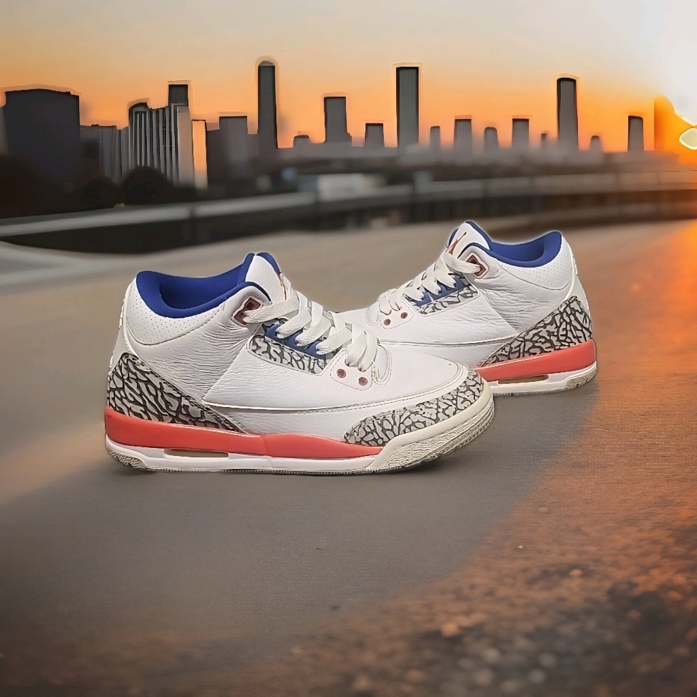 Nike Air Jordan 3 Retro Knicks (GS) |  Size 5.5Y (7 Wmn.)  please  Zoom in to be